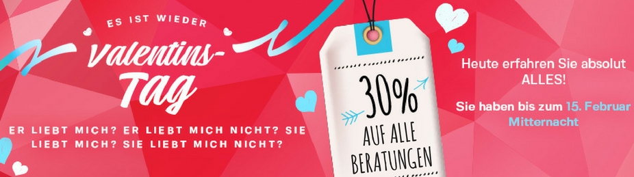 Alle Beratungen 30% reduziert